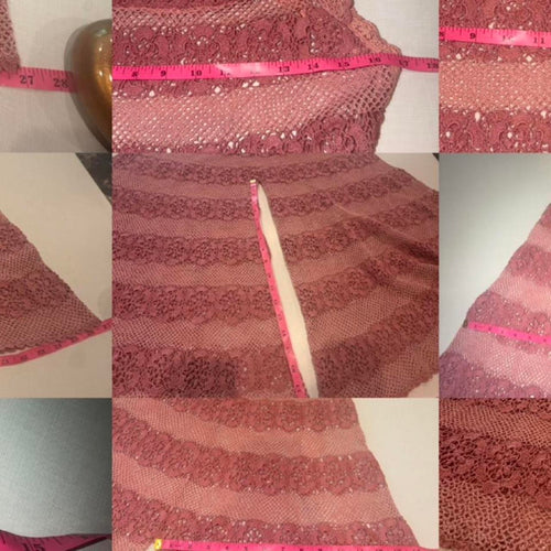 Beautiful vintage artisan crochet palazzo