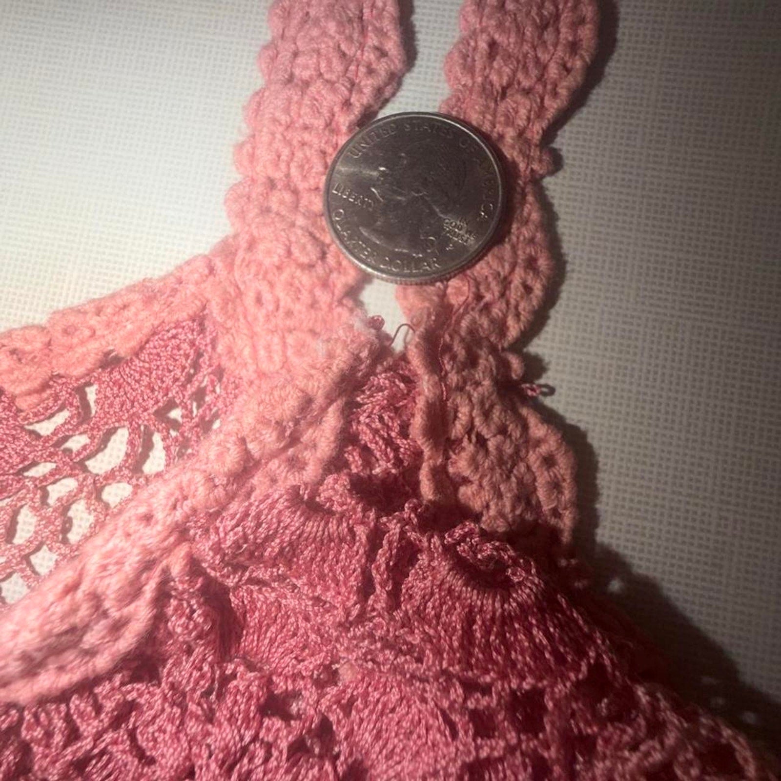 Beautiful vintage artisan crochet palazzo