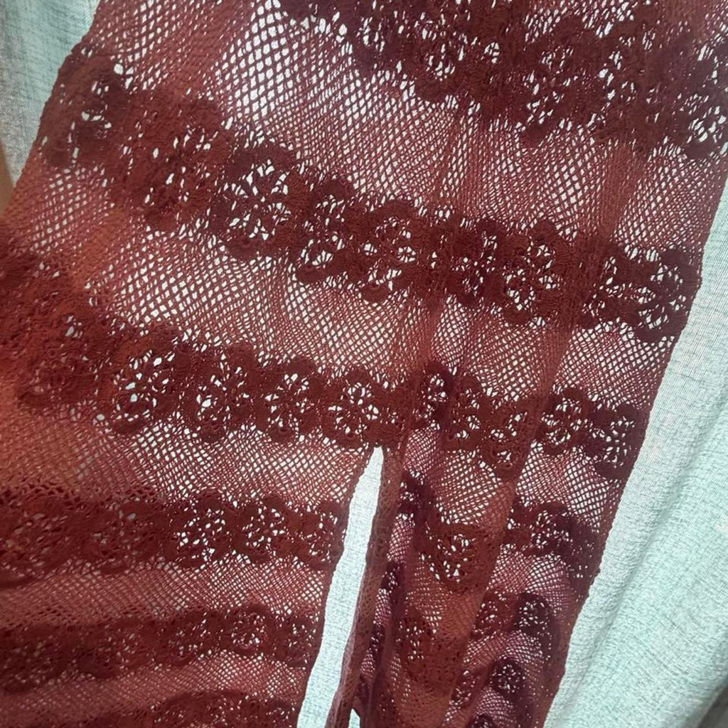 Beautiful vintage artisan crochet palazzo