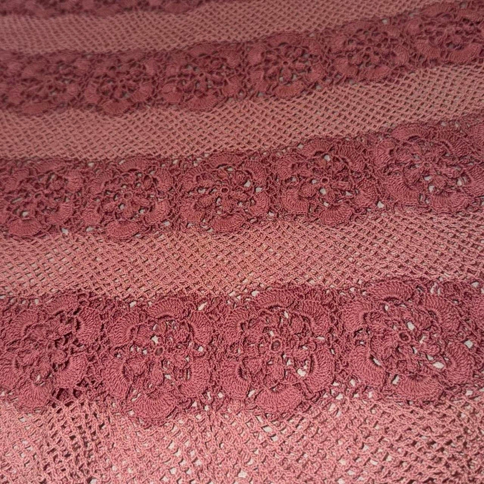 Beautiful vintage artisan crochet palazzo